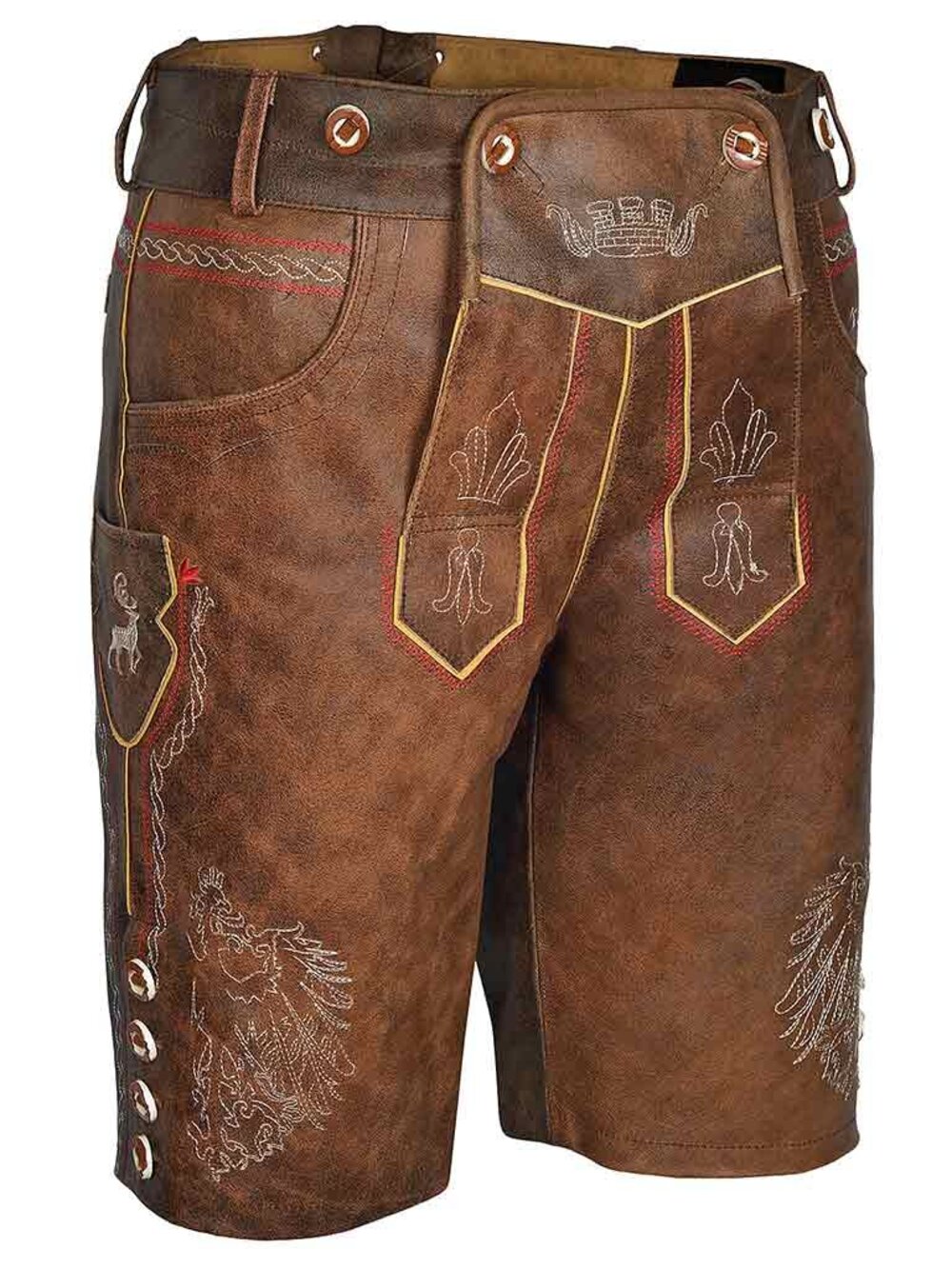 Trachten Bavarian octoberfest traditional short Leather Lederhosen